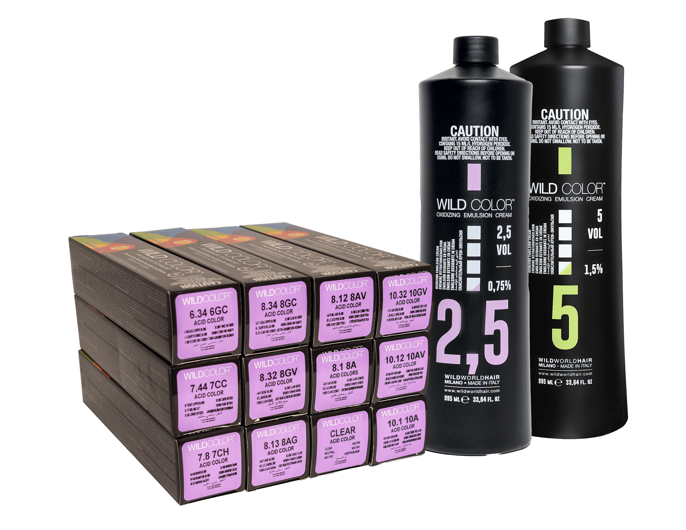 Proefpakket Wildcolor Acid colors